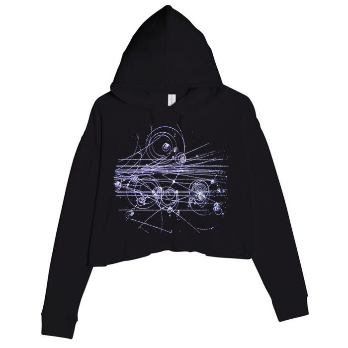 Quantum Mechanics Higgs Boson LHC Particle Physics Scientist Crop Fleece Hoodie
