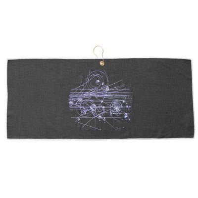 Quantum Mechanics Higgs Boson LHC Particle Physics Scientist Large Microfiber Waffle Golf Towel