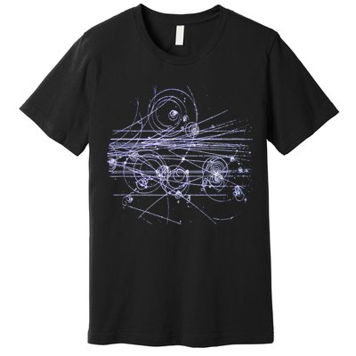 Quantum Mechanics Higgs Boson LHC Particle Physics Scientist Premium T-Shirt