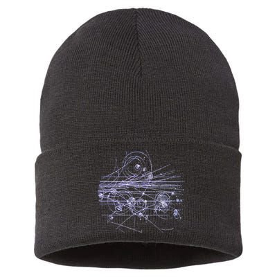 Quantum Mechanics Higgs Boson LHC Particle Physics Scientist Sustainable Knit Beanie