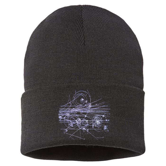 Quantum Mechanics Higgs Boson LHC Particle Physics Scientist Sustainable Knit Beanie