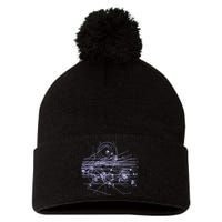 Quantum Mechanics Higgs Boson LHC Particle Physics Scientist Pom Pom 12in Knit Beanie