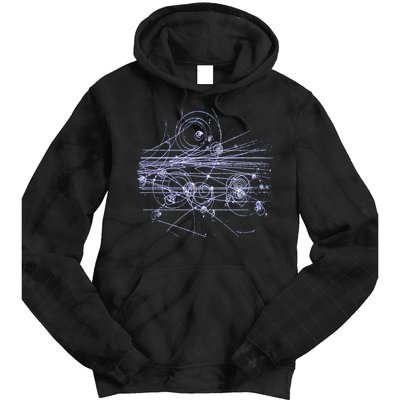 Quantum Mechanics Higgs Boson LHC Particle Physics Scientist Tie Dye Hoodie
