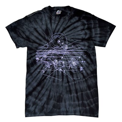 Quantum Mechanics Higgs Boson LHC Particle Physics Scientist Tie-Dye T-Shirt