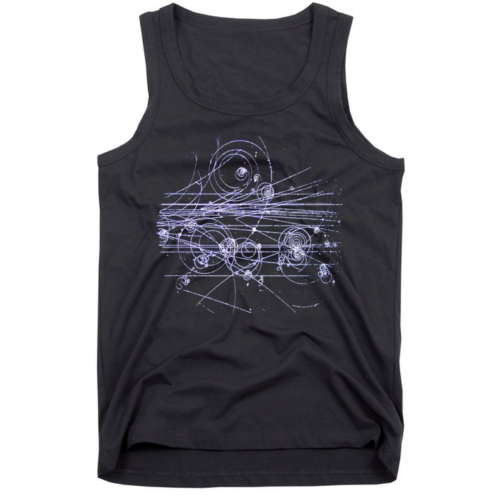 Quantum Mechanics Higgs Boson LHC Particle Physics Scientist Tank Top