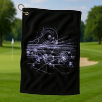Quantum Mechanics Higgs Boson LHC Particle Physics Scientist Golf Towel