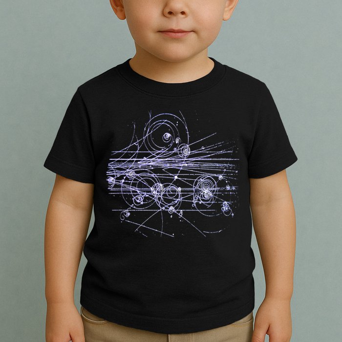 Quantum Mechanics Higgs Boson LHC Particle Physics Scientist Toddler T-Shirt