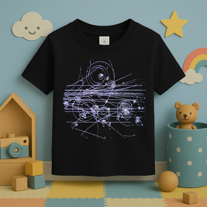 Quantum Mechanics Higgs Boson LHC Particle Physics Scientist Toddler T-Shirt