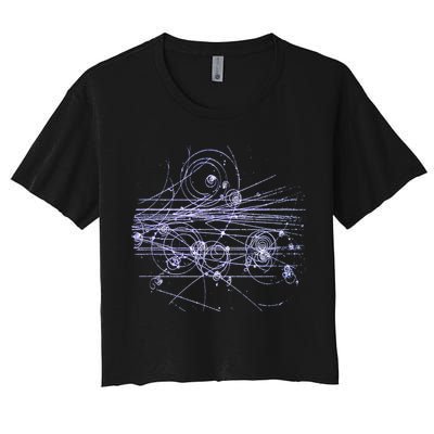 Quantum Mechanics Higgs Boson LHC Particle Physics Scientist Crop Top
