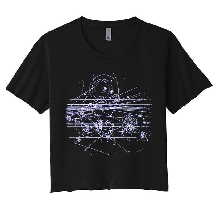 Quantum Mechanics Higgs Boson LHC Particle Physics Scientist Crop Top