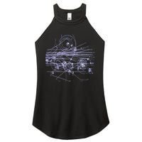 Quantum Mechanics Higgs Boson LHC Particle Physics Scientist Women's Perfect Tri Rocker Tank