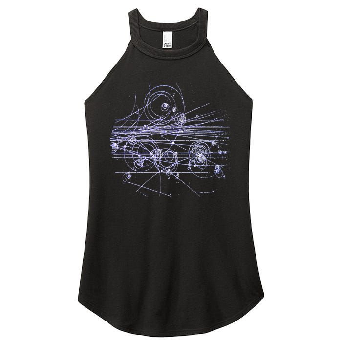 Quantum Mechanics Higgs Boson LHC Particle Physics Scientist Women's Perfect Tri Rocker Tank