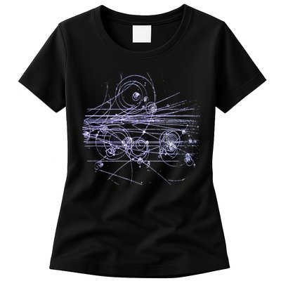 Quantum Mechanics Higgs Boson LHC Particle Physics Scientist Womens T-Shirt