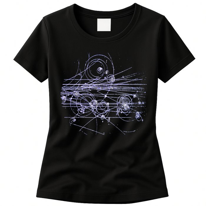 Quantum Mechanics Higgs Boson LHC Particle Physics Scientist Womens T-Shirt