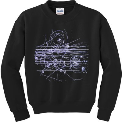 Quantum Mechanics Higgs Boson LHC Particle Physics Scientist Kids Sweatshirt