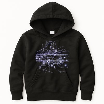 Quantum Mechanics Higgs Boson LHC Particle Physics Scientist Kids Hoodie