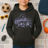 Quantum Mechanics Higgs Boson LHC Particle Physics Scientist Kids Hoodie