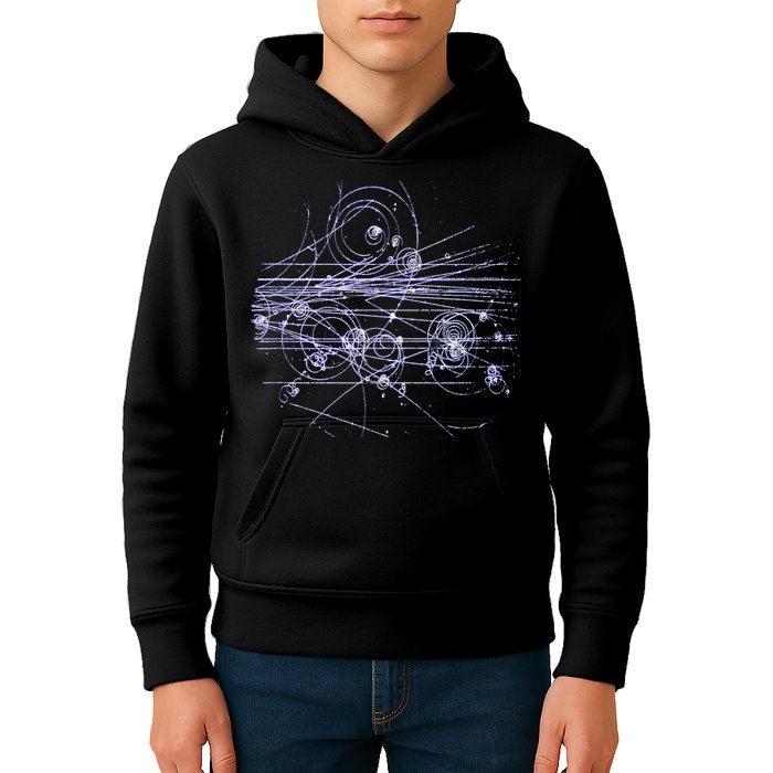 Quantum Mechanics Higgs Boson LHC Particle Physics Scientist Kids Hoodie