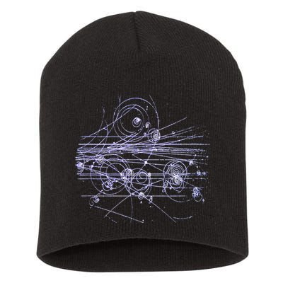 Quantum Mechanics Higgs Boson LHC Particle Physics Scientist Short Acrylic Beanie