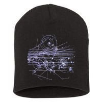 Quantum Mechanics Higgs Boson LHC Particle Physics Scientist Short Acrylic Beanie