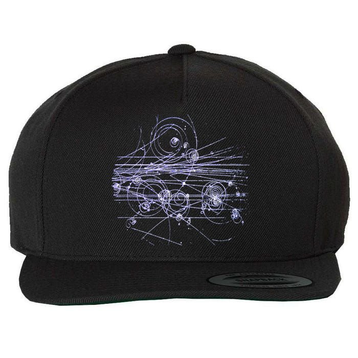Quantum Mechanics Higgs Boson LHC Particle Physics Scientist Wool Snapback Cap
