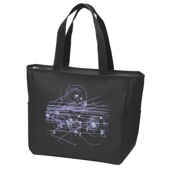 Quantum Mechanics Higgs Boson LHC Particle Physics Scientist Zip Tote Bag
