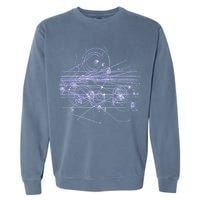 Quantum Mechanics Higgs Boson LHC Particle Physics Scientist Garment-Dyed Sweatshirt