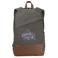 Quantum Mechanics Higgs Boson LHC Particle Physics Scientist Cotton Canvas Backpack