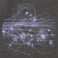 Quantum Mechanics Higgs Boson LHC Particle Physics Scientist Vector Backpack