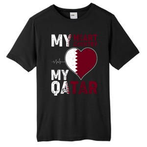 Qatar My Heart My Country Tall Fusion ChromaSoft Performance T-Shirt