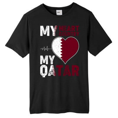 Qatar My Heart My Country Tall Fusion ChromaSoft Performance T-Shirt