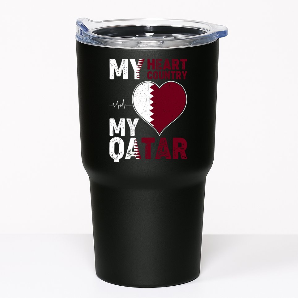 Qatar My Heart My Country Tumbler
