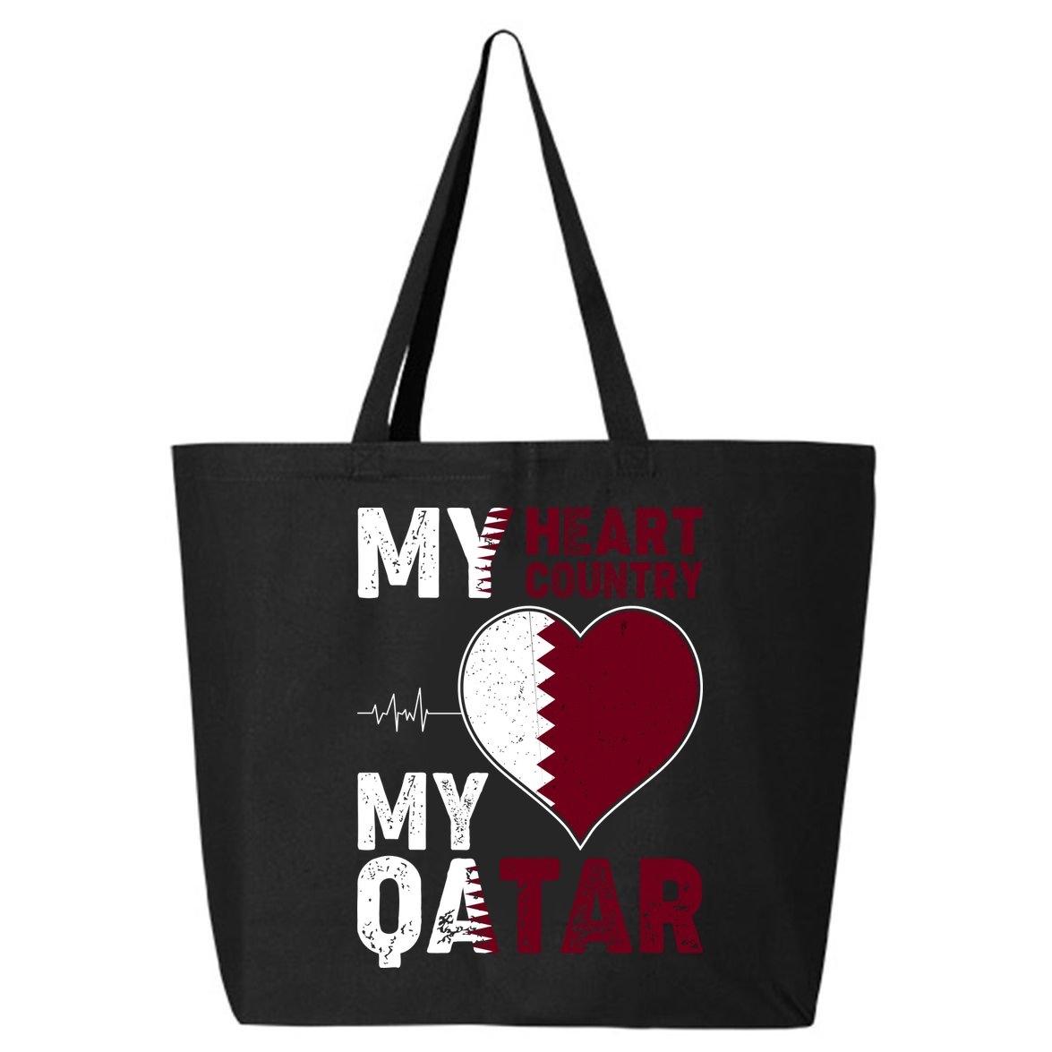 Qatar My Heart My Country 25L Jumbo Tote