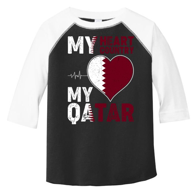 Qatar My Heart My Country Toddler Fine Jersey T-Shirt