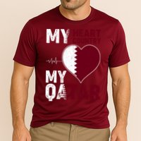 Qatar My Heart My Country Cooling Performance Crew T-Shirt