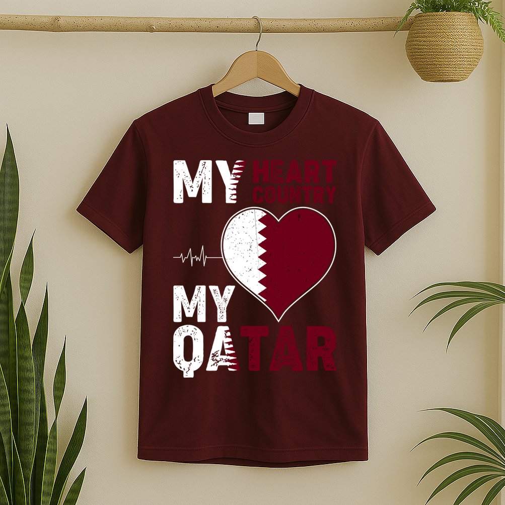 Qatar My Heart My Country T-Shirt