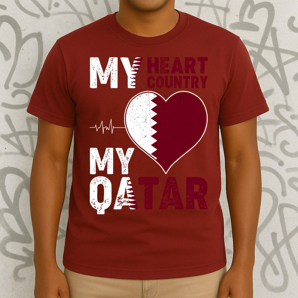 Qatar My Heart My Country T-Shirt