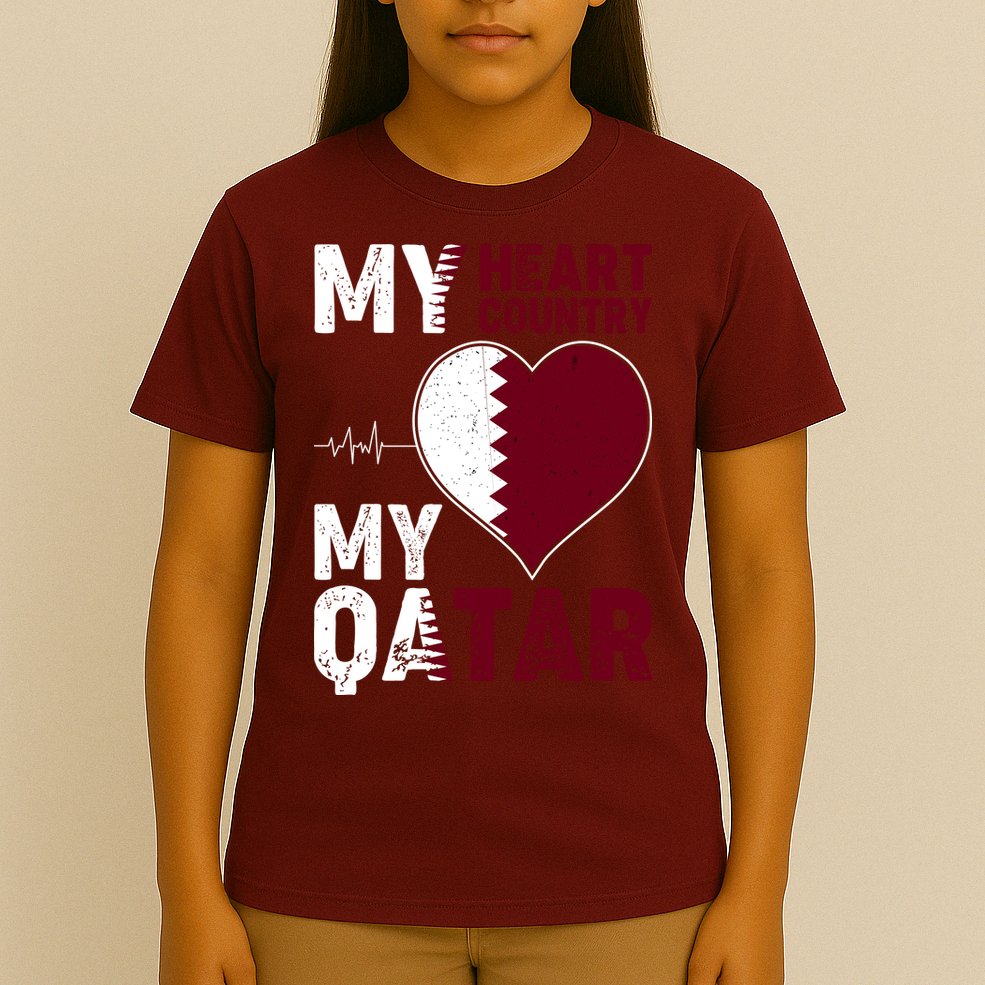 Qatar My Heart My Country T-Shirt