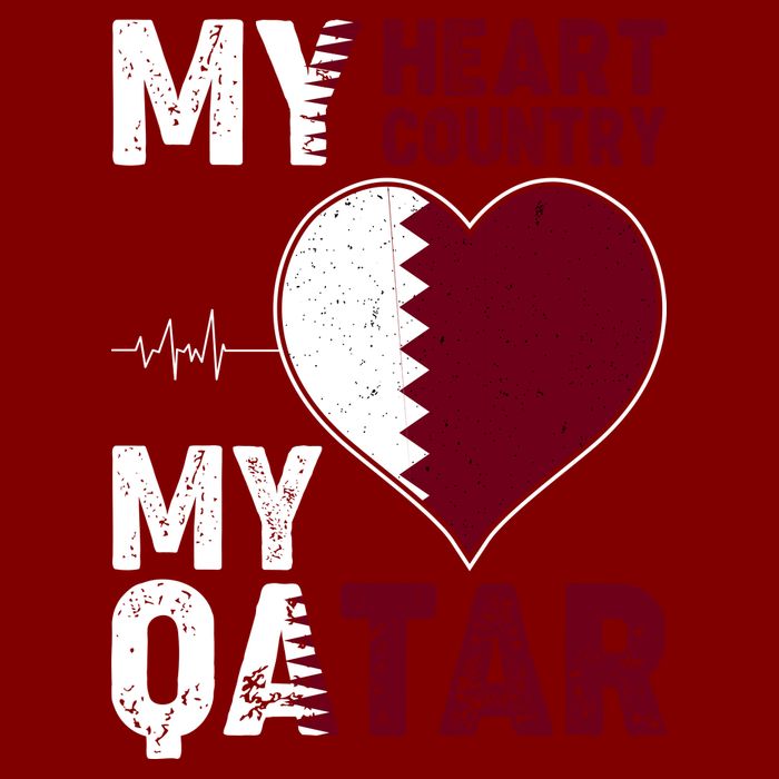 Qatar My Heart My Country T-Shirt