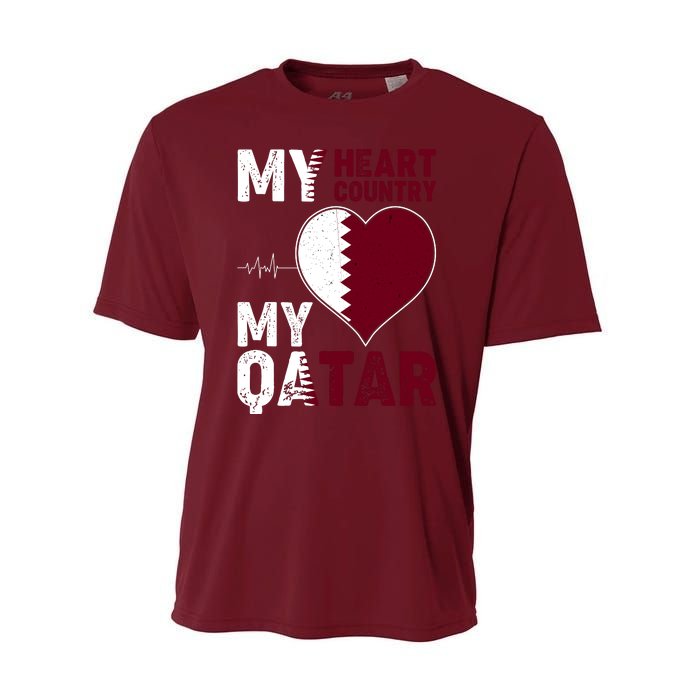 Qatar My Heart My Country Performance Sprint T-Shirt