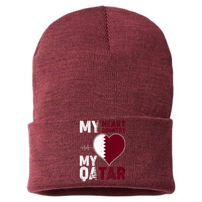 Qatar My Heart My Country Sustainable Knit Beanie