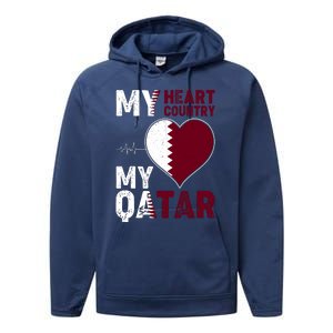 Qatar My Heart My Country Performance Fleece Hoodie