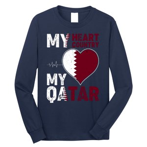 Qatar My Heart My Country Long Sleeve Shirt