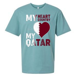 Qatar My Heart My Country Sueded Cloud Jersey T-Shirt