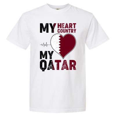 Qatar My Heart My Country Garment-Dyed Heavyweight T-Shirt