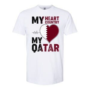 Qatar My Heart My Country Softstyle CVC T-Shirt