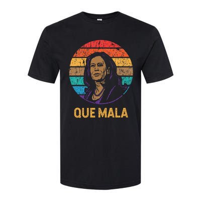 Que Mala Harris Retro Sunset Border Crisis Political Softstyle® CVC T-Shirt