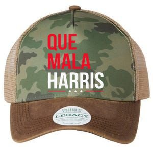 Que Mala Harris Anti Kamala Harris Joe Biden Border Protest Legacy Tie Dye Trucker Hat