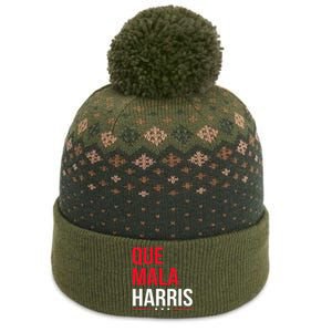 Que Mala Harris Anti Kamala Harris Joe Biden Border Protest The Baniff Cuffed Pom Beanie