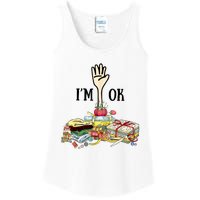 Quilting Machine Im Ok Funny Ladies Essential Tank